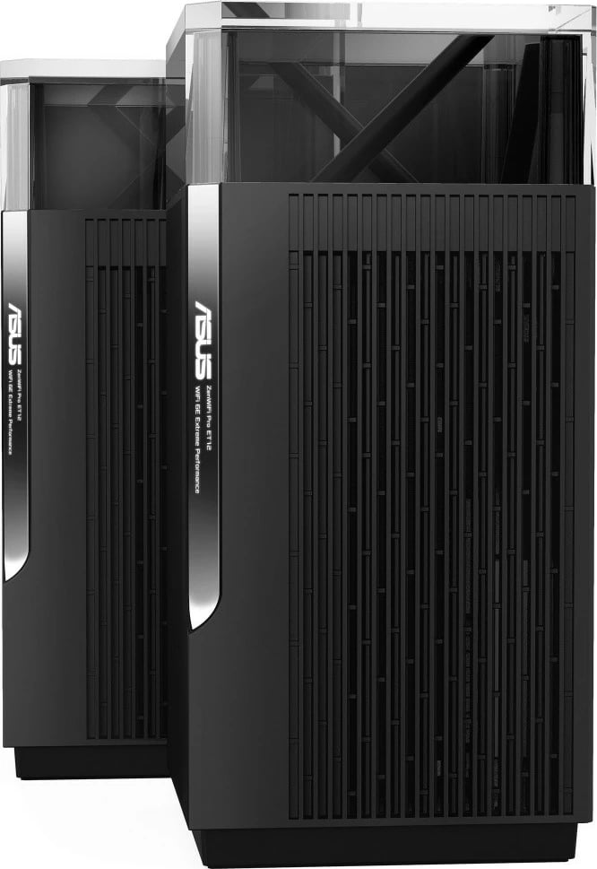 Router mesh Asus ZenWiFi Pro ET12, WiFi 6E AX11000, 2 copë, Zi