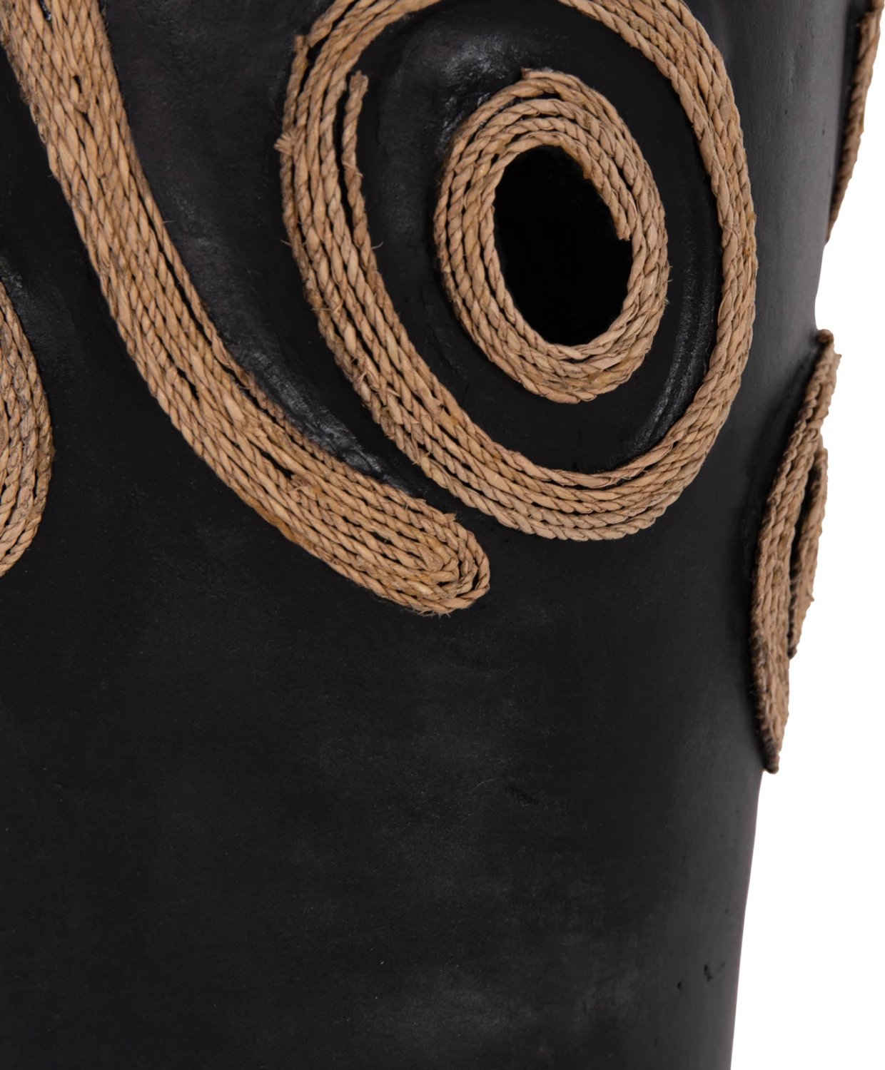 Vazo dekorative tavoline DEAN, terrakotë e zezë, FH4677.01S, 19x25cm Vazo dekorative tavoline DEAN, terrakotë e zezë, FH4677.01S, 19x25cm