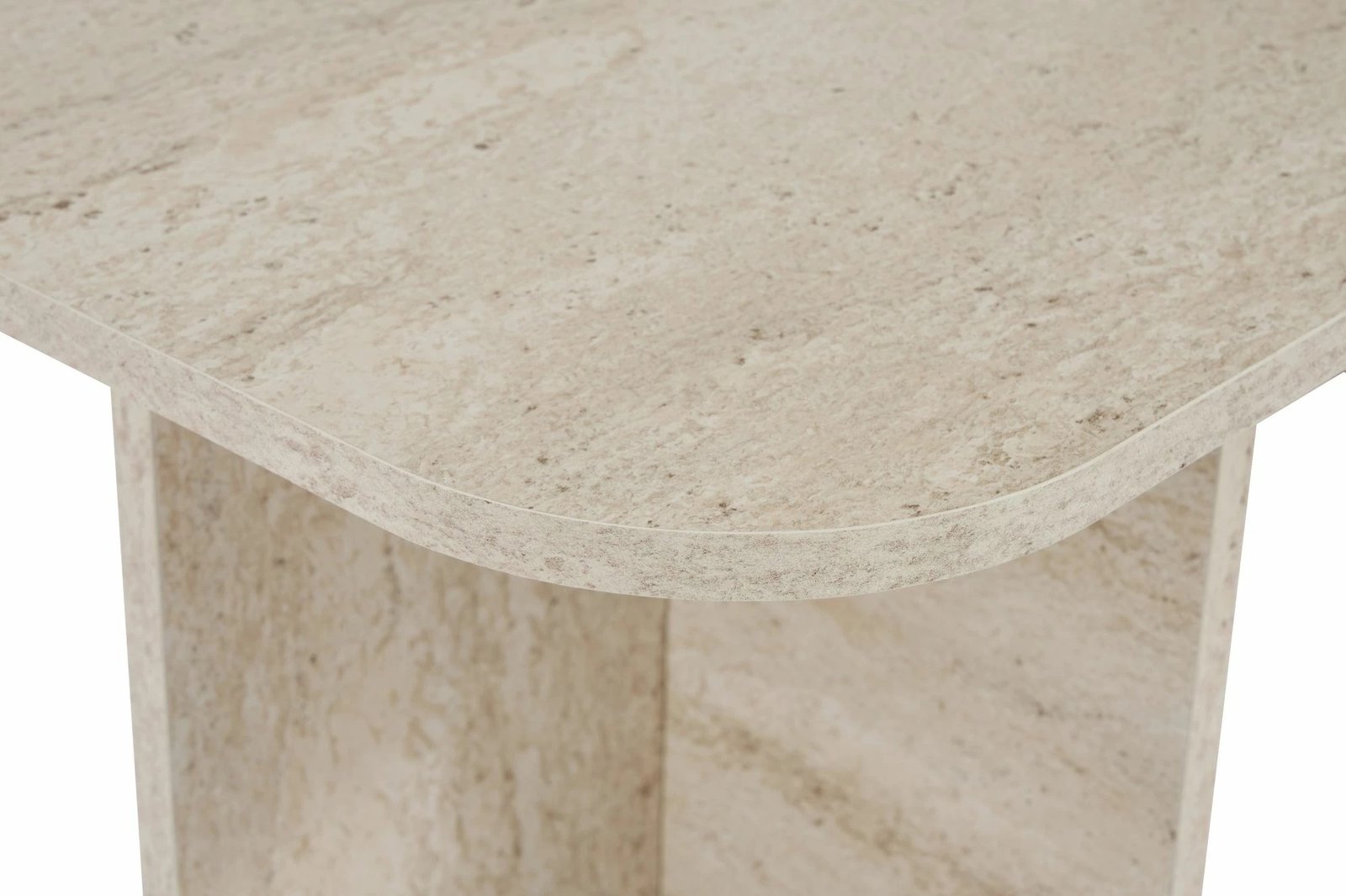 Tavolinë kafeje Nordure, Akira, ngjyrë travertine