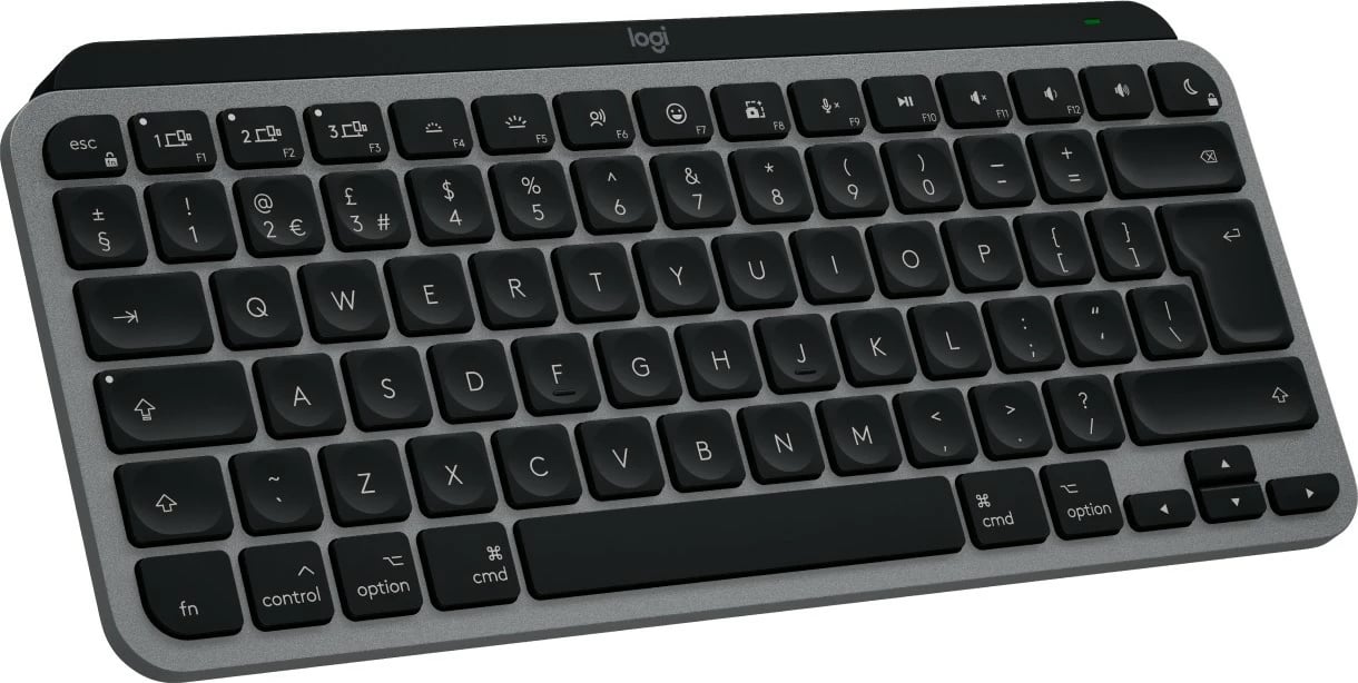 Tastierë wireless Logitech MX Keys Mini për Mac, AZERTY, ndriçim LED, gri