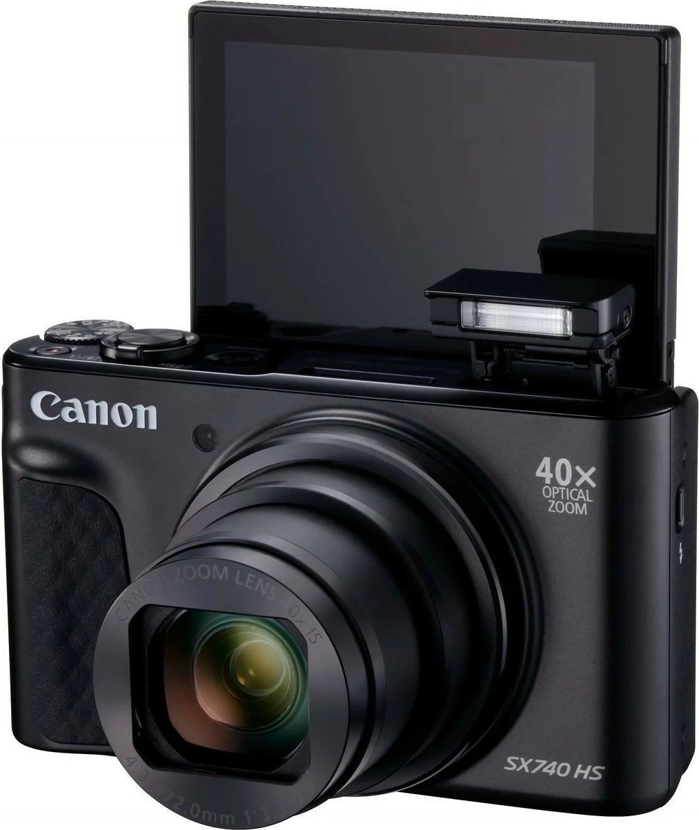 Aparat Canon PowerShot SX740 HS, 20.3MP, 40x zoom optik, 4K, Wi-Fi, i zi
