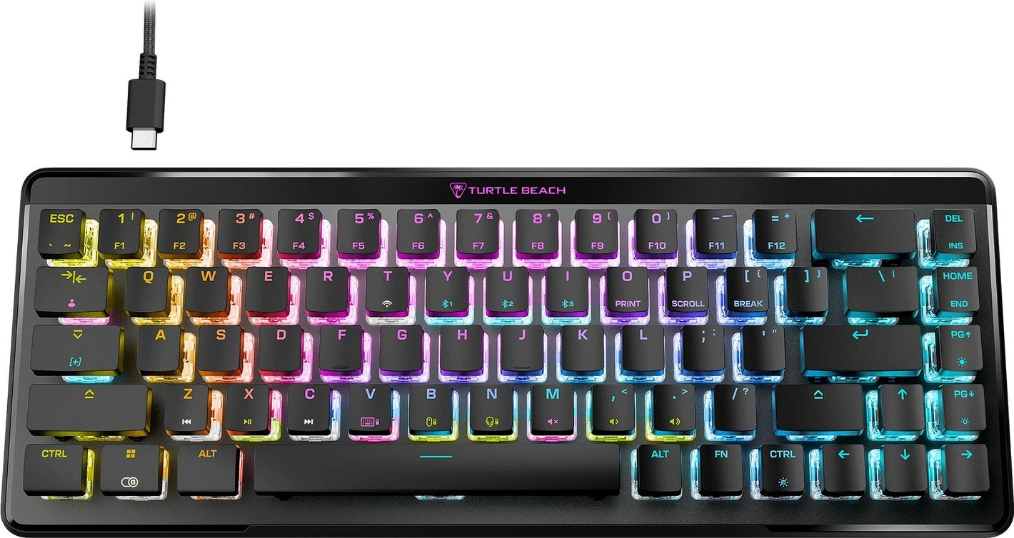Tastierë gaming Turtle Beach Vulcan II Mini Air, wireless, RGB, e zezë