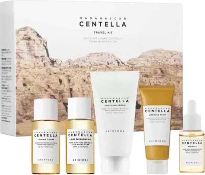 Set për fytyrë për femra SKIN1004 Madagascar Centella Travel Kit 5 copë
