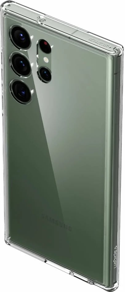 Mbështjellës Spigen Ultra Hybrid për Samsung Galaxy S23 Ultra, Transparent