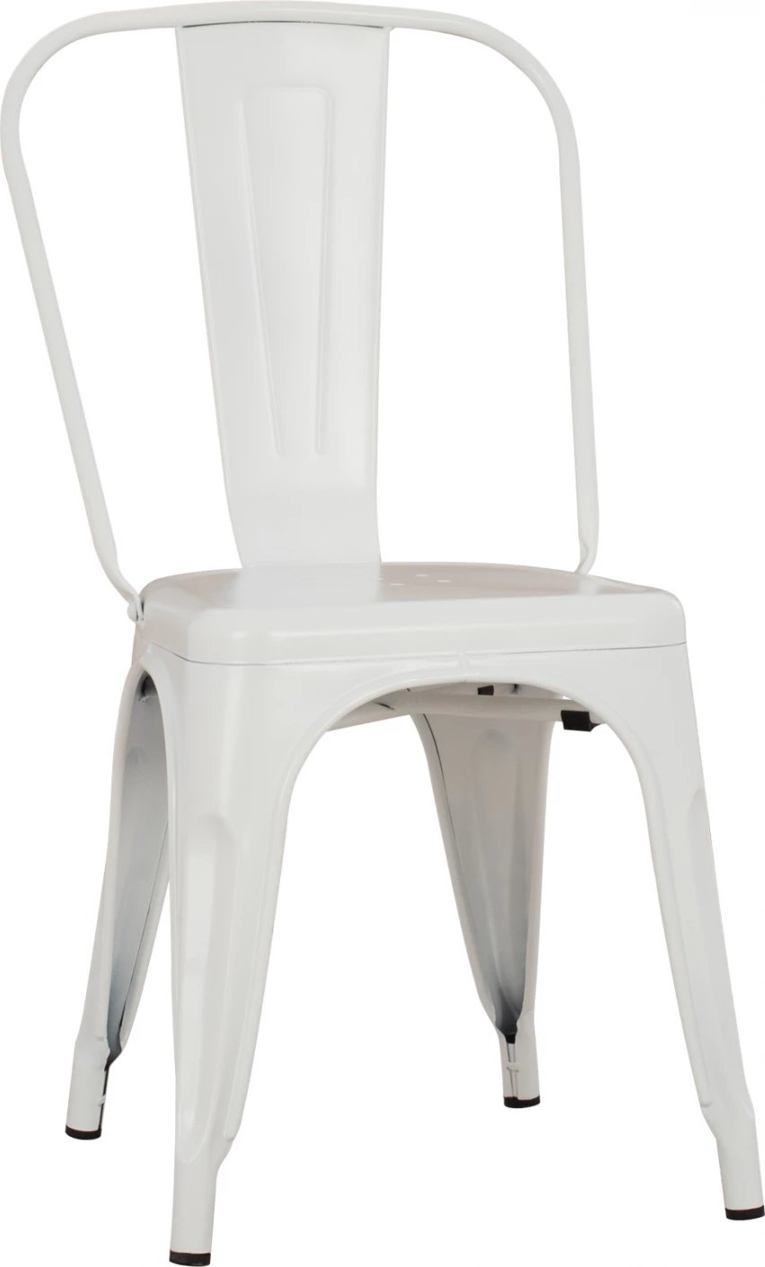 Karrige metalike MELITA FH8641.21 ngjyrë e bardhë matte 43x50x82cm