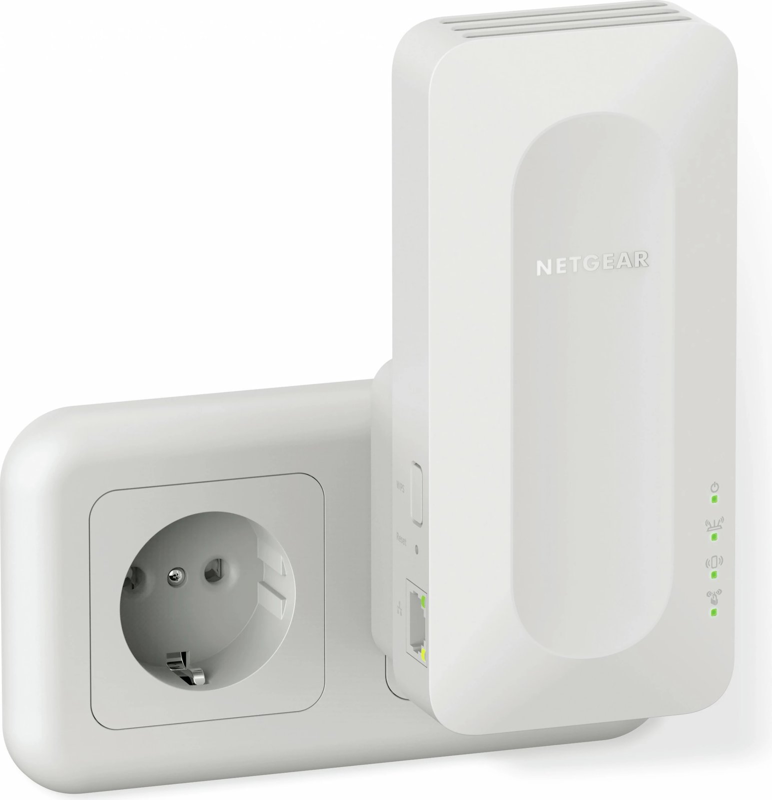 Zgjatues WiFi NETGEAR EAX12, WiFi 6, AX1600, 1 port Gigabit, i bardhë
