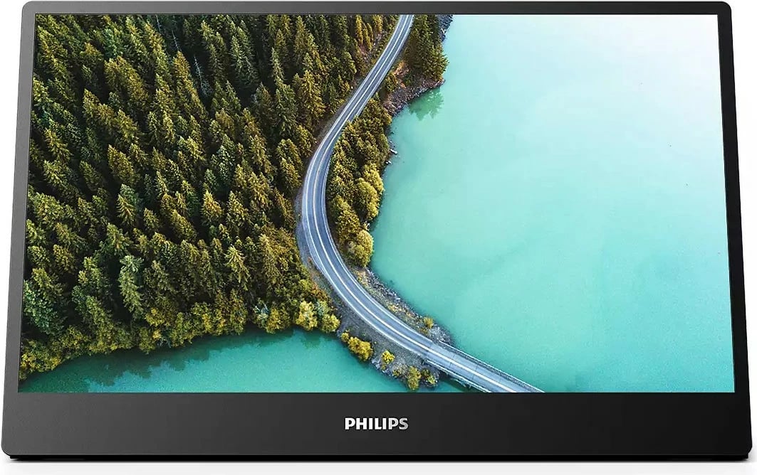 Monitor Philips 3000 series 16B1P3302/00, 15.6", Full HD, LED, e zezë