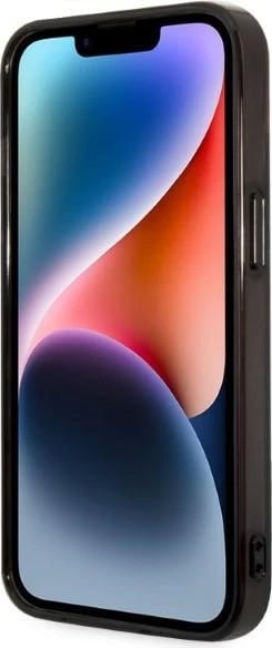Mbështjellës Karl Lagerfeld KLHCP14LTGKCK për iPhone 14 Pro 6.1", Ikonik Karl & Choupette, i zi