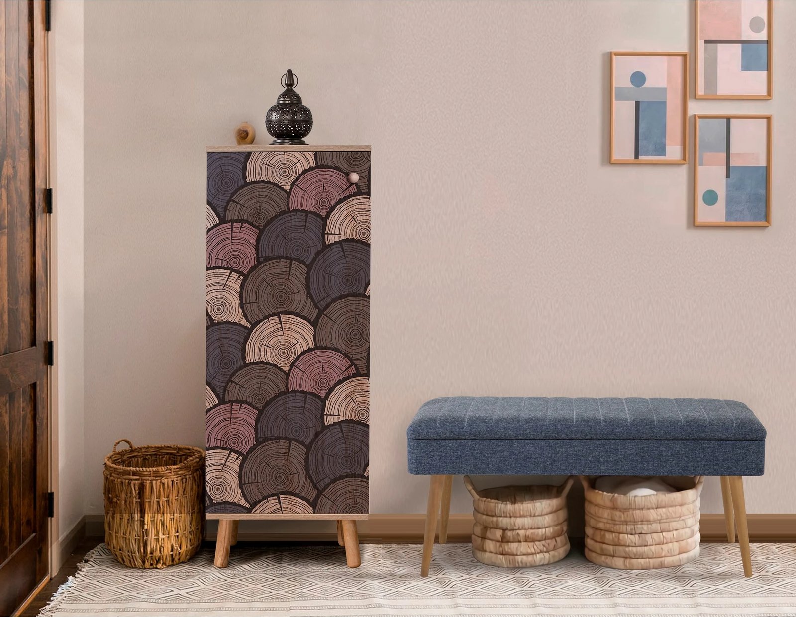 Set mobiljesh për korridor, Sonomo & blu e errët, Skye Decor, 939-1048