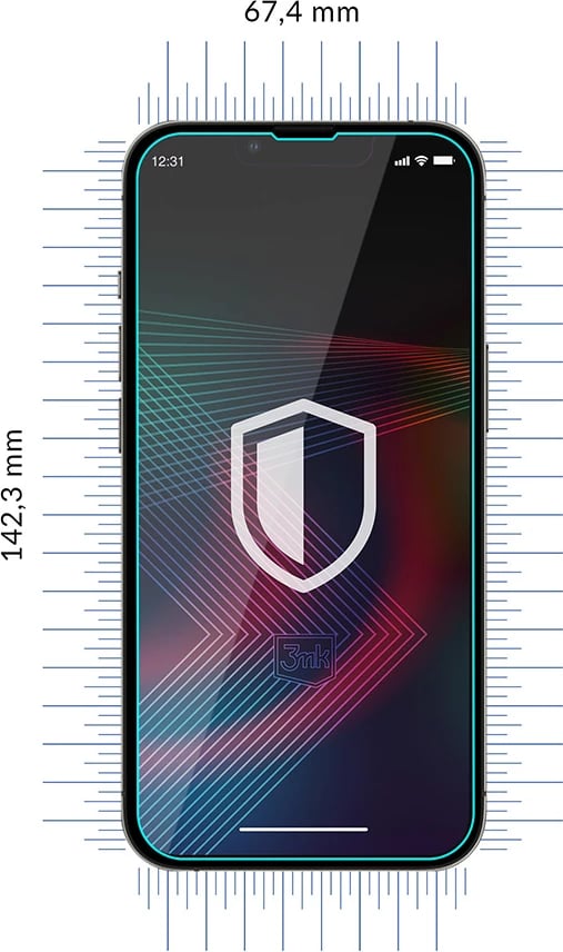 Mbrojtës ekrani 3mk FlexibleGlass për iPhone 14 Pro / iPhone 14, Transparent