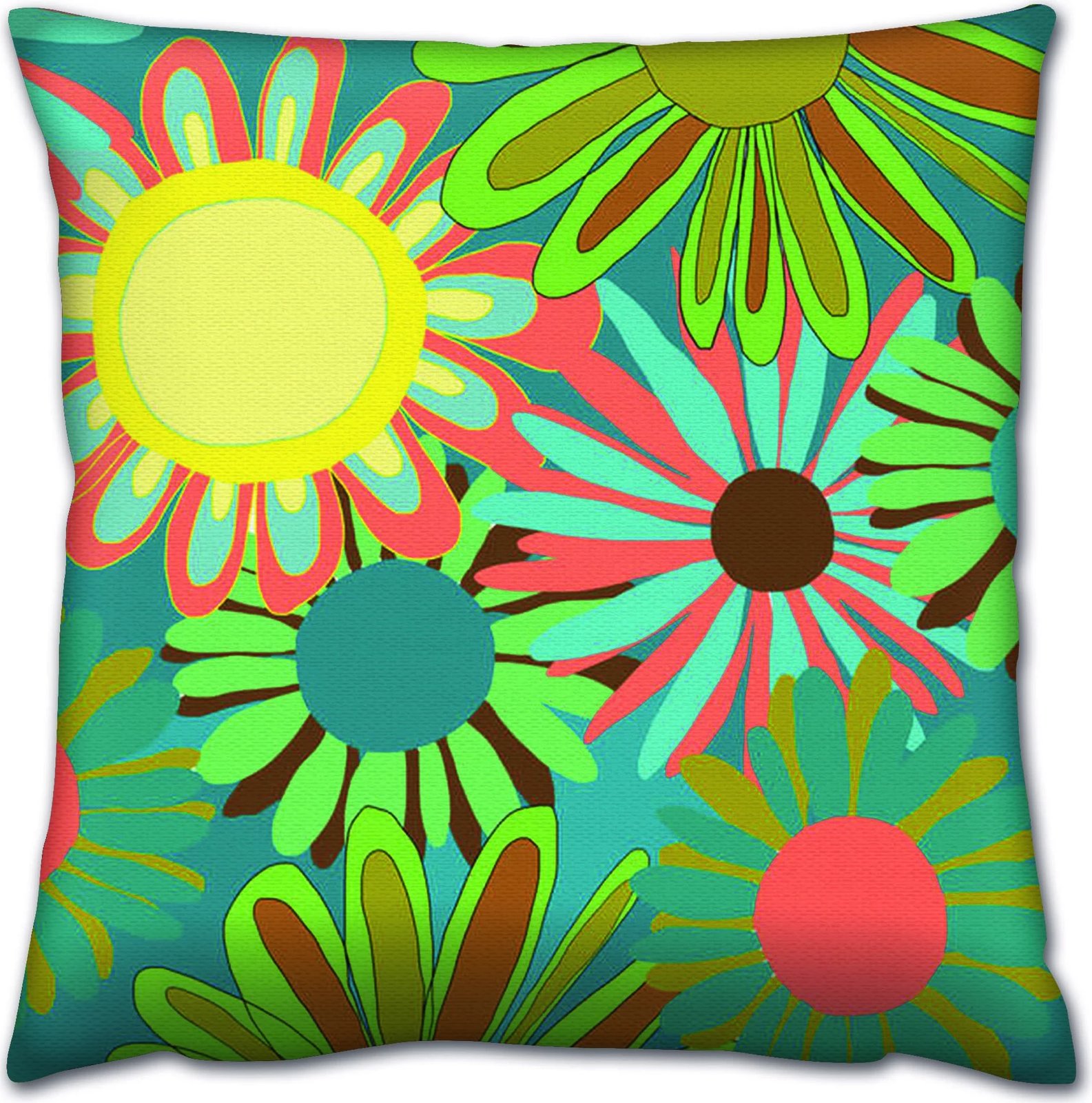 Jastëk Aberto Design, A14606, shumëngjyrësh, 43x43cm