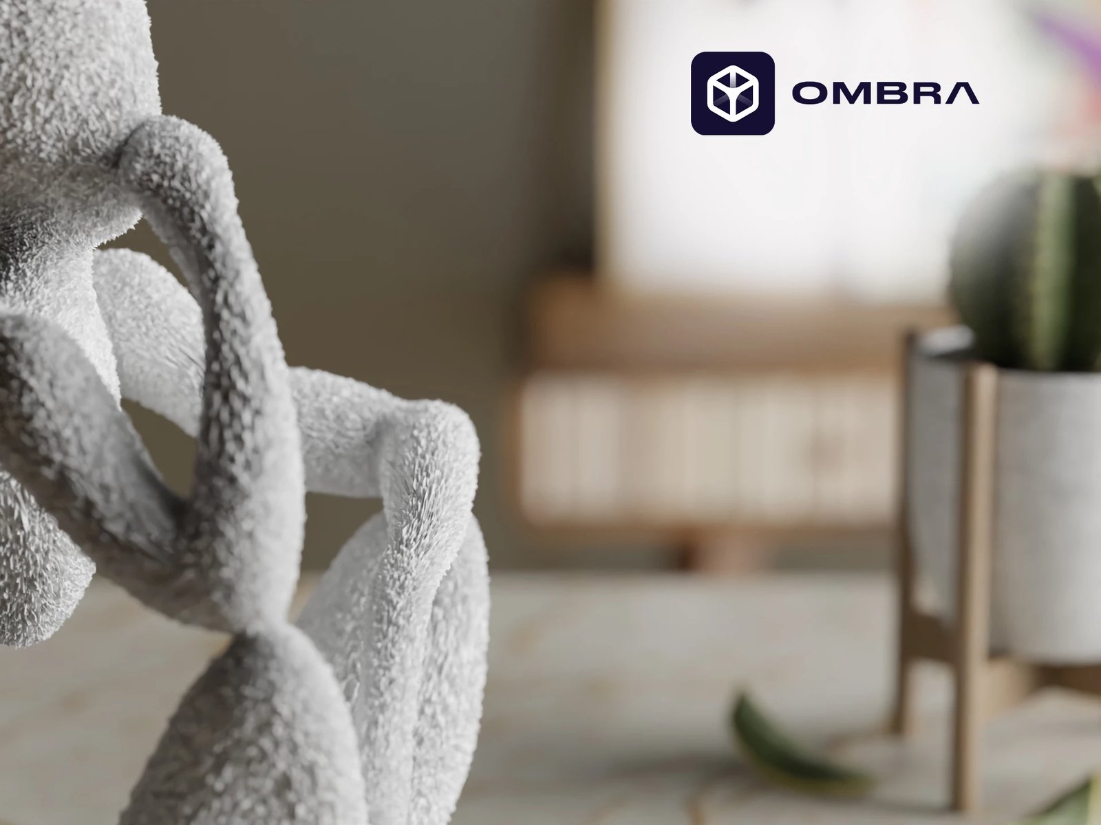 Statujë "Thinker" Dekorative dhe Kreative, e bardhë