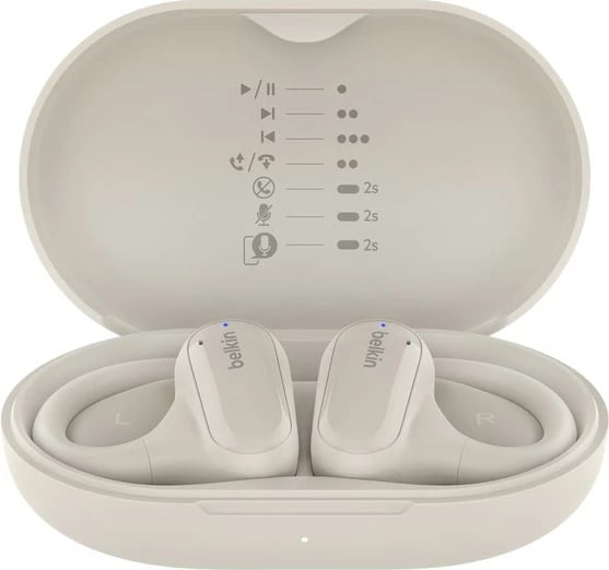 Kufje Belkin SoundForm ClearFit, True Wireless Stereo, Sand