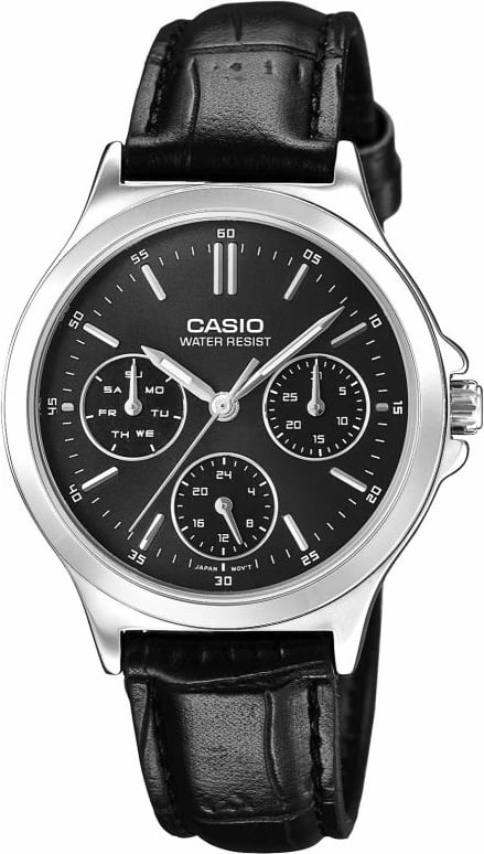 Orë dore për femra CASIO, e zezë