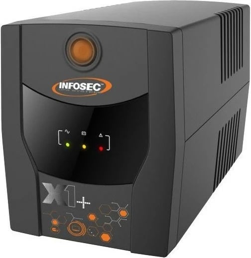 UPS Infosec X1+ 1300 IEC, 1300VA, 720W, 6x C13, e zezë UPS Infosec X1+ 1300 IEC, 1300VA, 720W, 6x C13, e zezë