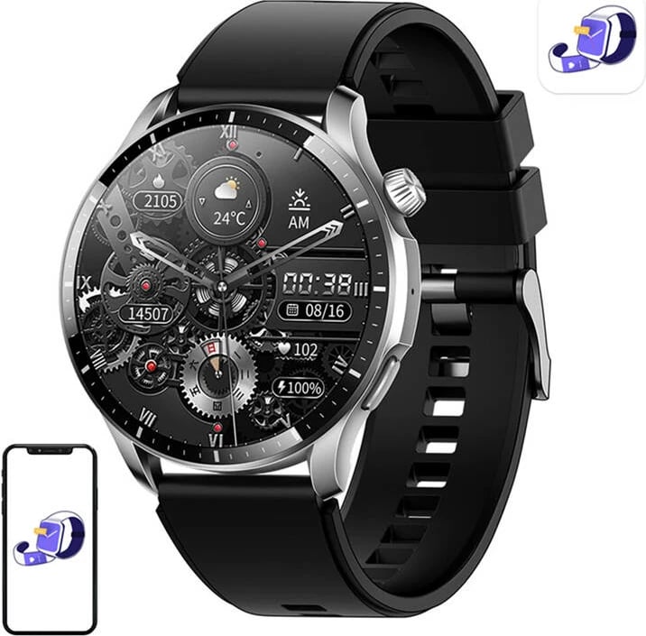 Smartwatch BlitzWolf BW-EP10, 1.45" IPS, 280 mAh, argjendtë