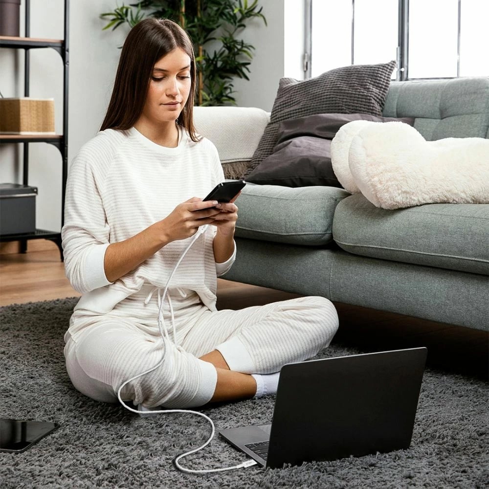 Kabllo karikimi Tech-Protect UltraBoost, USB-C në Lightning, 200 cm, Gri