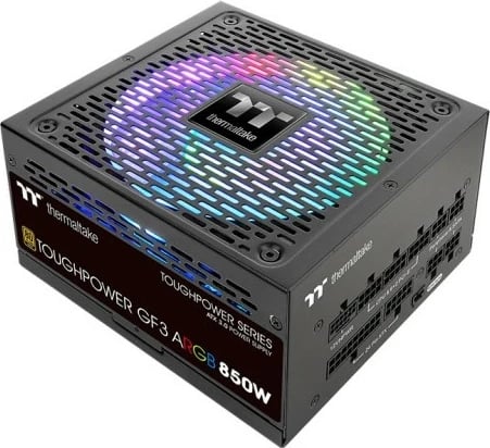 Kasë furnizimi Thermaltake Toughpower GF3 ARGB 850W, Modular, 80 PLUS Gold, me drita ARGB