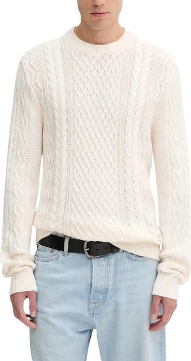 Xhemper për meshkuj Tommy Hilfiger Jeans, i bardhë