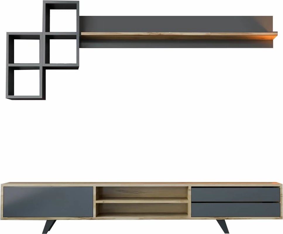Njësi TV Skye Decor, anthracite dhe lis, RB-046