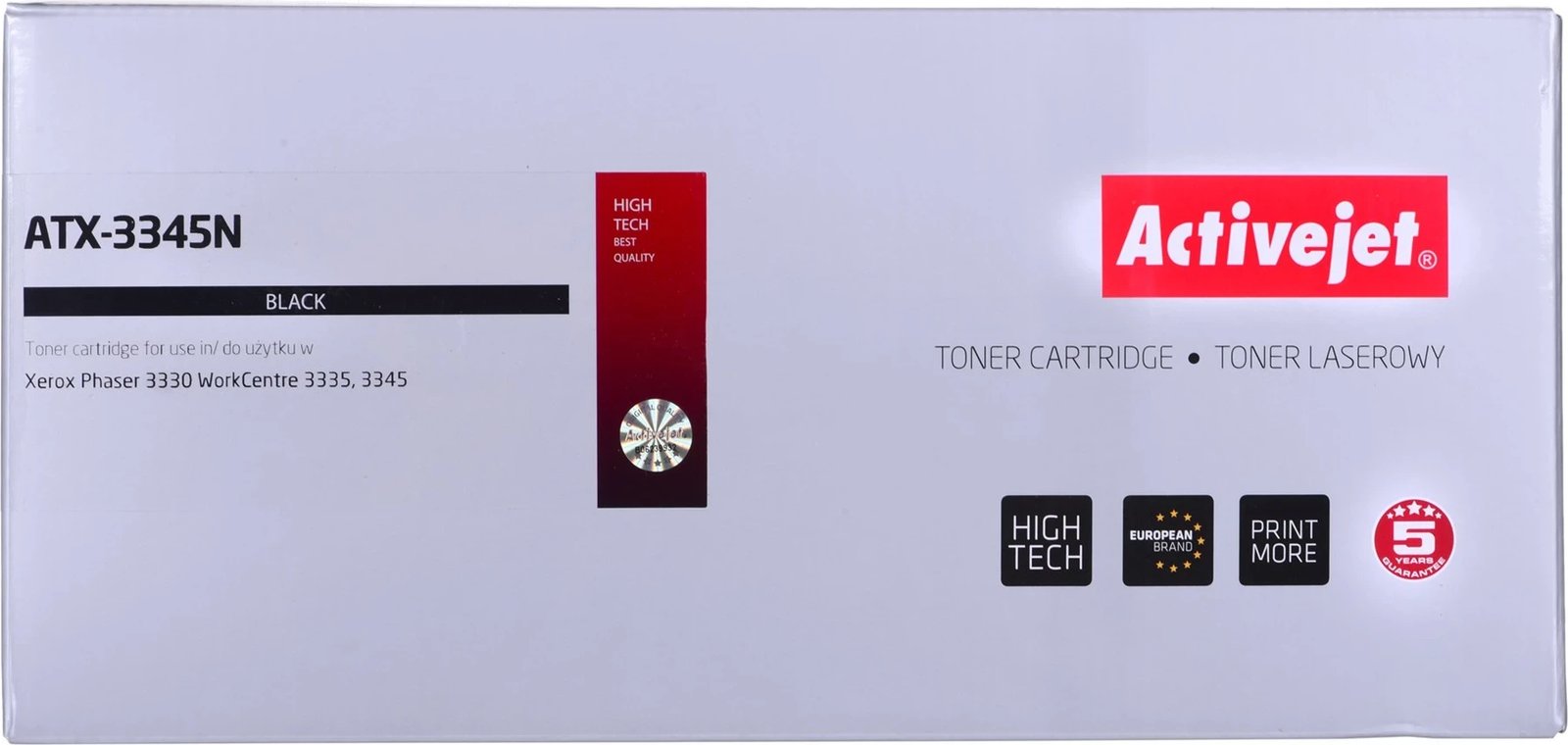 Toneri Activejet ATX-3345N, për XEROX 106R03773, i zi