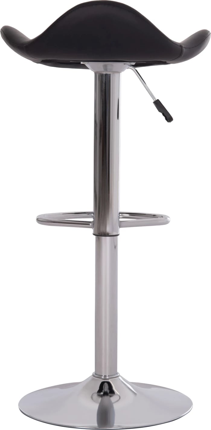 Karrige për bar rrotulluese GANNA FH201.21, lëkurë PU e zezë, me amortizator, set prej 2 copash, 44x42x87cm