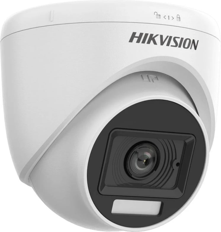 Kamerë sigurie dome Hikvision DS-2CE76D0T-LPFS, 2 MP, 2.8mm, Bardhë