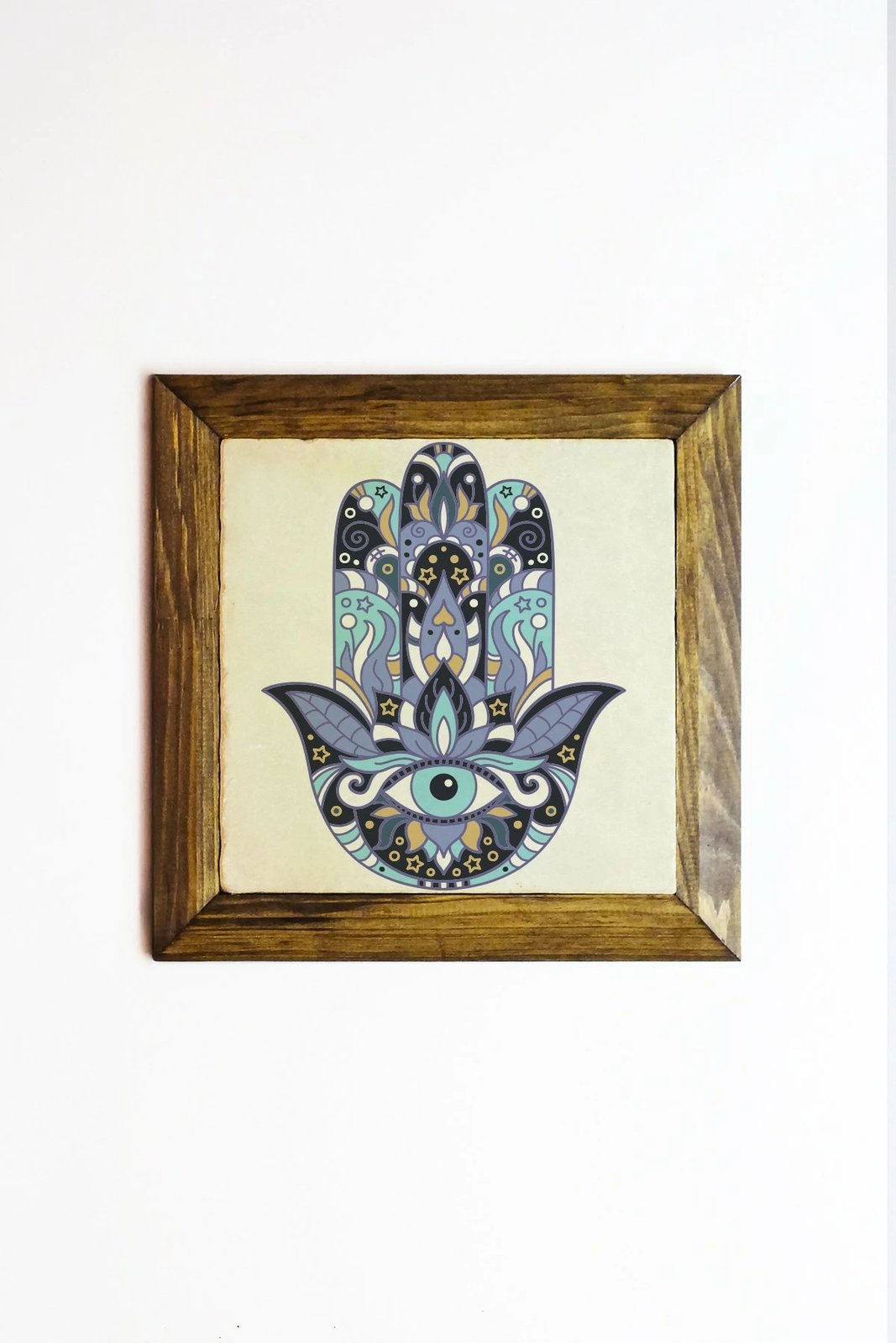 Pikturë dekorative me kornizë, Wallity, Ersytastablo20 - 26, shumëngjyrëshe, 26x26cm