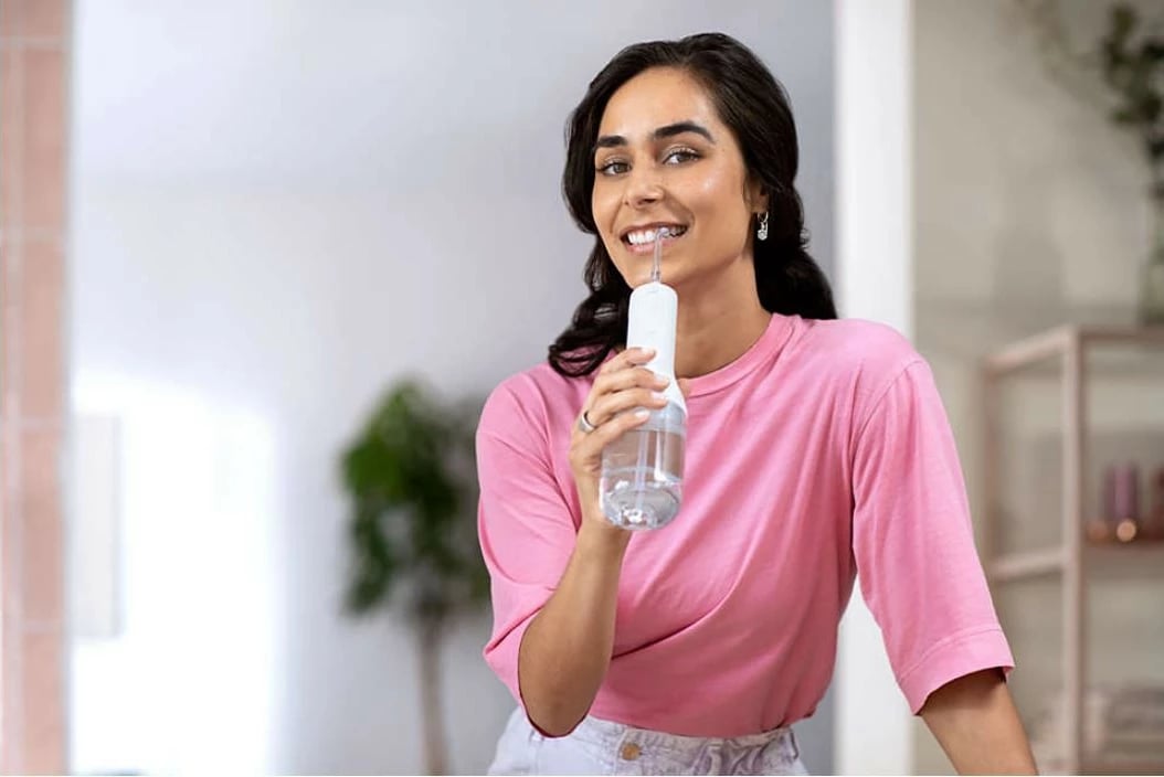 Irigator oral Philips Power Flosser 3000 HX3826/31, i bardhë