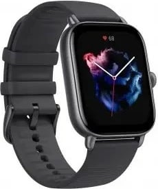 Smartwatch, Amazfit, GTS 3 W2035OVN, ekran 1.75" AMOLED, bateri deri 12 ditë, Bluetooth, Black Graphite