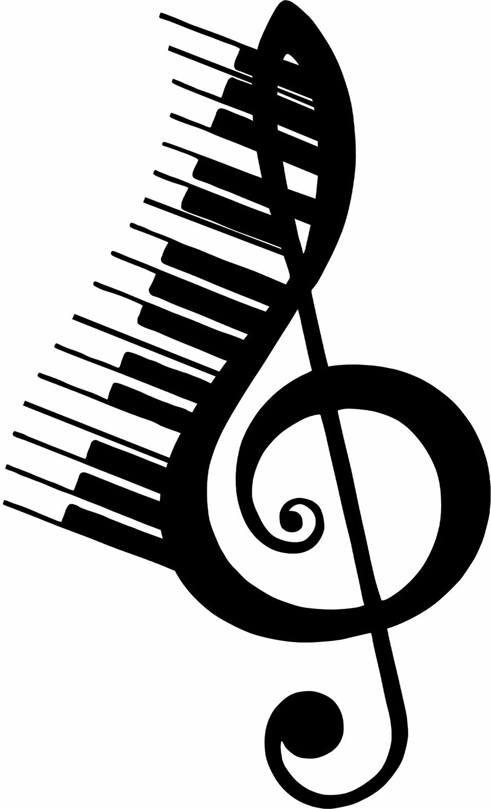 Aksesor dekorativ metalik për mur, temë muzikore, Wallity, 42x69cm