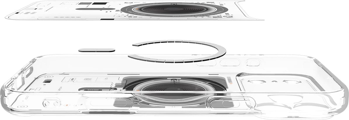 Mbështjellës Spigen Ultra Hybrid MagSafe për iPhone 17 Pro, Transparent