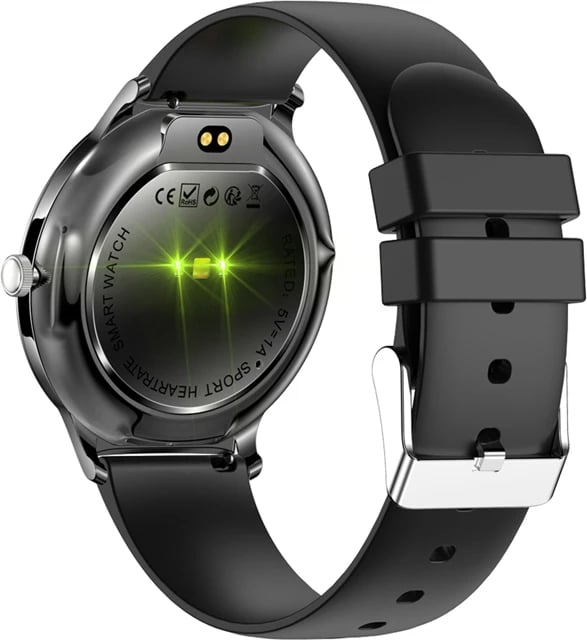 Smartwatch, Colmi, V89, ekran 1.43" AMOLED 466×466, thirrje Bluetooth, IP67, Android/iOS, e zezë