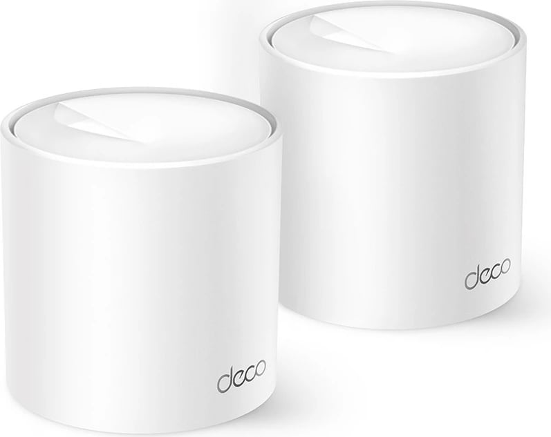Sistem WiFi mesh TP-LINK Deco X10 (2-pack), AX1500, i bardhë