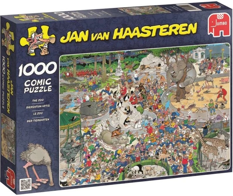 Puzzle, Jumbo, Jan van Haasteren The Zoo, 1000 pjesë, 01491