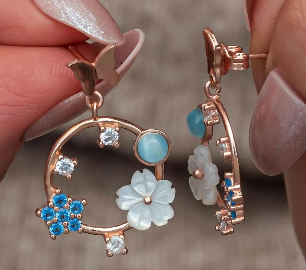 Vath argjendi, ngjyrë rozë dhe kaltër, Jumeon, NRZ999410