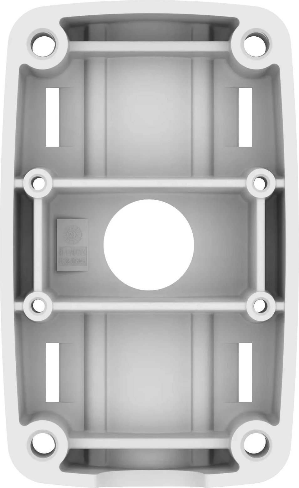 Adapter montimi Hanwha SBP-300PMW2, për TNO-7180RLP/SBP-300WMW/SBP-300WMW1, alumin, 185mm, bardhë