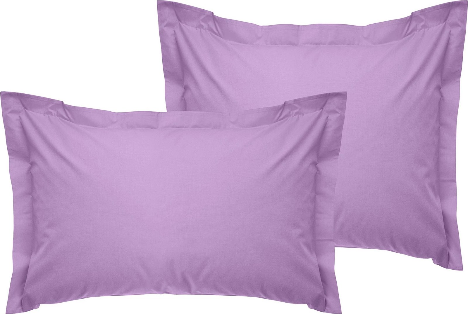 Set jastëkësh Oxford (2 copë), ngjyrë vjollcë e lehtë, L'essentiel