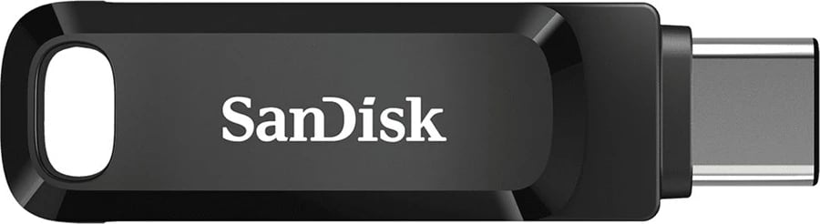 USB SanDisk Ultra Dual Drive Go, Type-A/USB Type-C 3.2, 32GB, e zezë