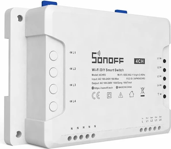 Ndërprerës SONOFF 4CHR3 4-gang