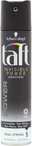 Llak për flokë Taft Power Invisible 5 ,250 ml