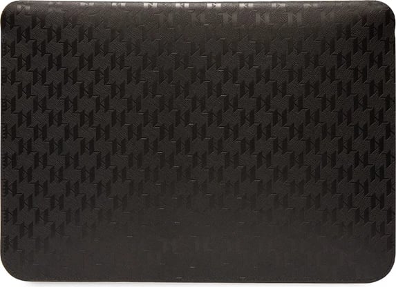 Mbështjellës laptopi Karl Lagerfeld Saffiano Monogram Choupette, 14", e zezë