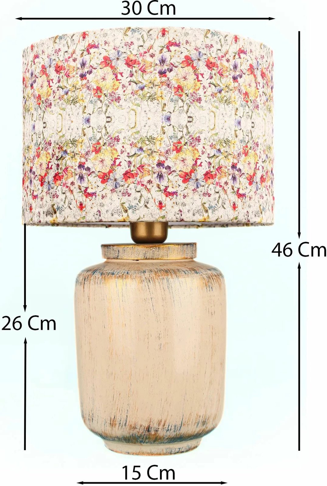 Llambë tavoline Opviq, BK043, ngjyrë ecru