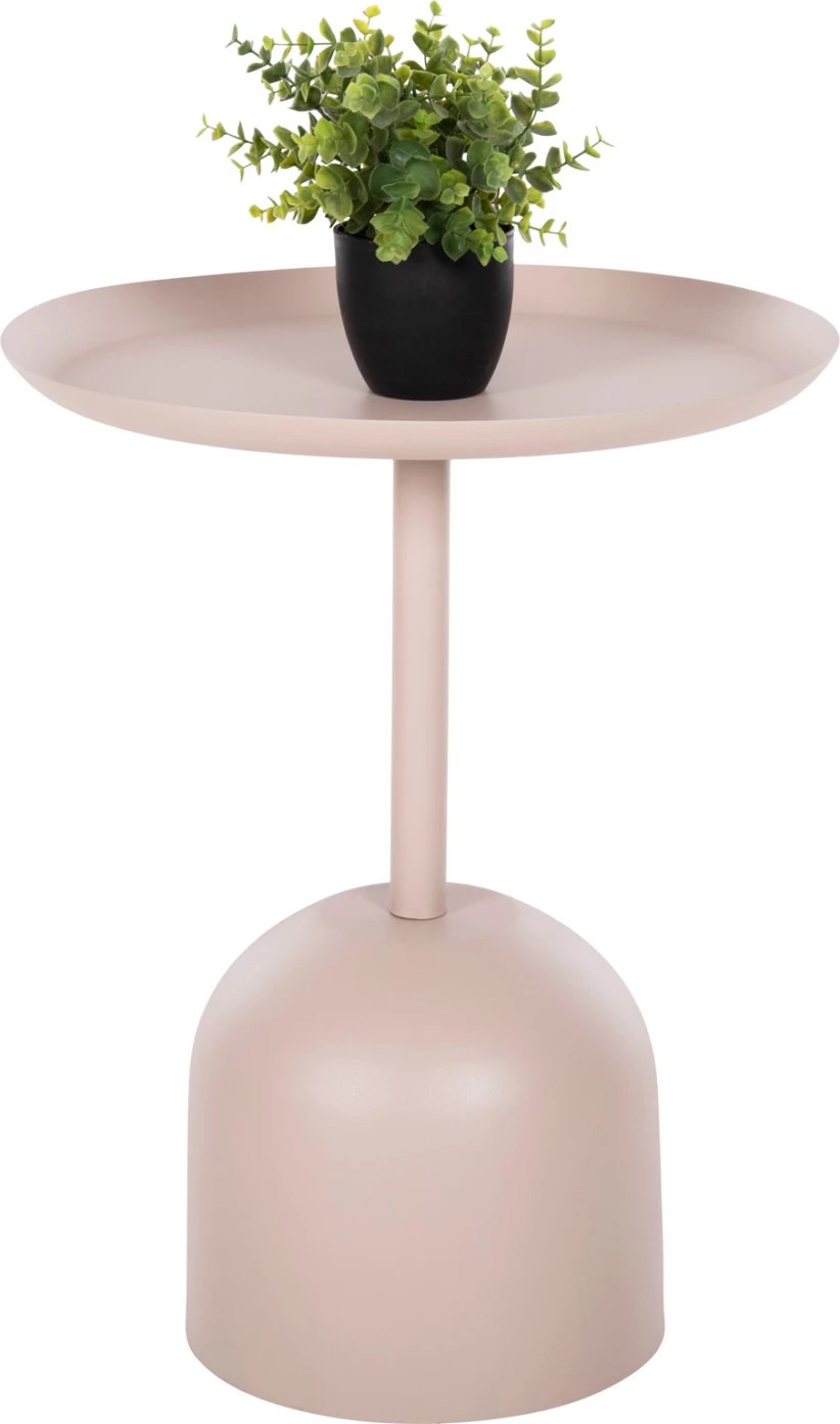 Tavolinë anësore DELBEL, metal ecru, FH4265.10, 45.5x58.5cm