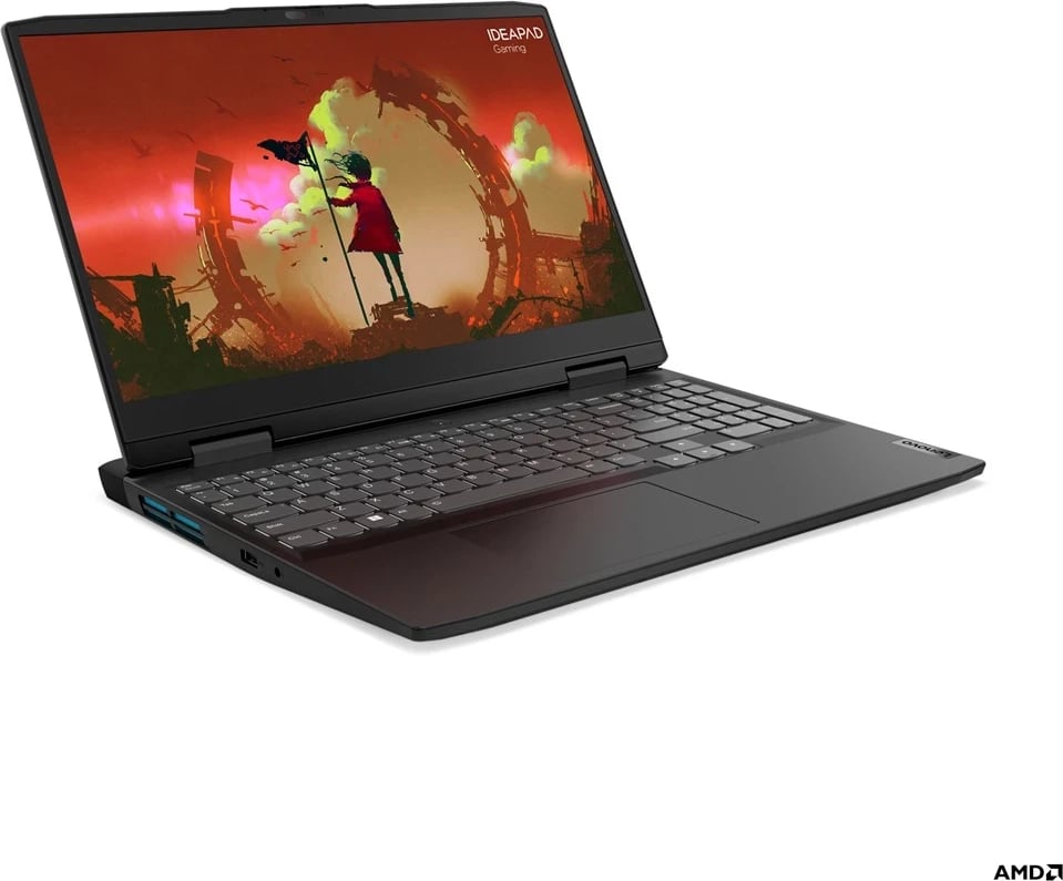 Laptop për Lojëra Lenovo IdeaPad Gaming 3, 15.6" Full HD, AMD Ryzen 7, 16 GB RAM, 512 GB SSD, NVIDIA RTX 3050, Gri
