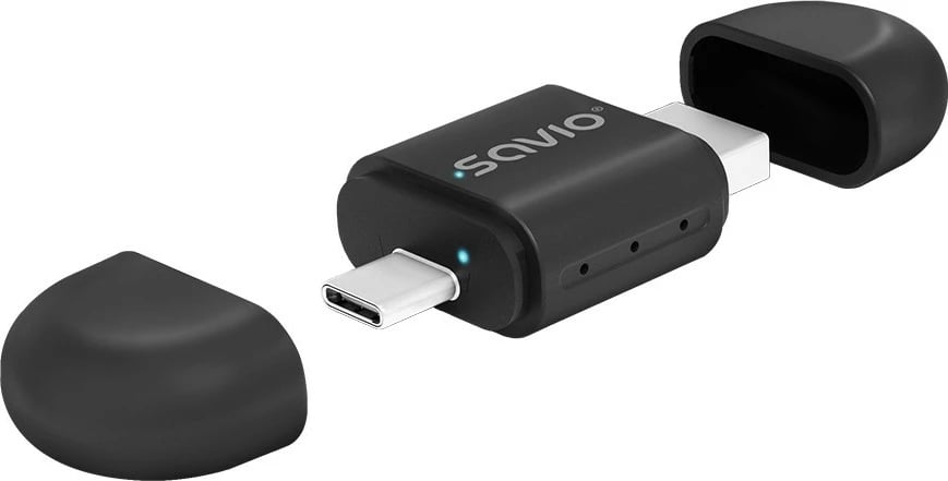 Adapter wireless për CarPlay & Android Auto Savio TR-17, i zi