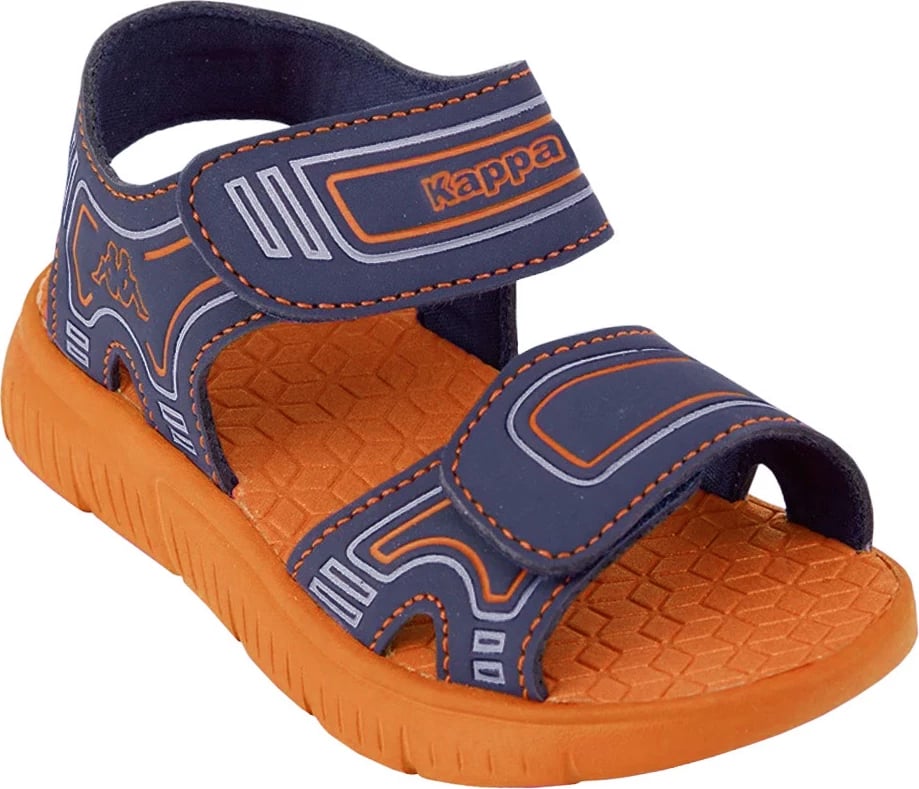 Sandale për fëmijë Kappa, navy-orange