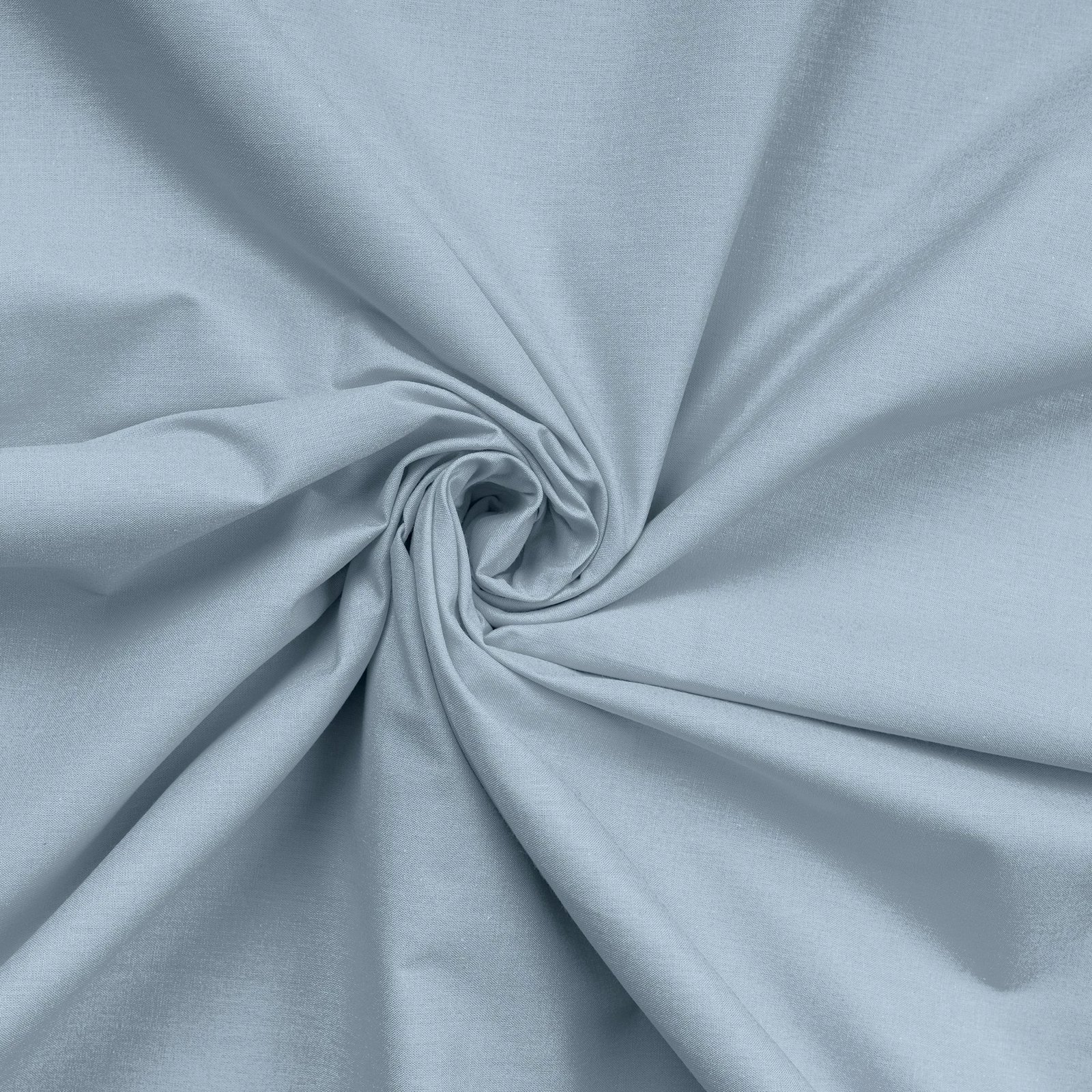 Çarçaf i shtrirë king size, pambuk ranforce, ngjyrë kaltër, 160x200+30cm