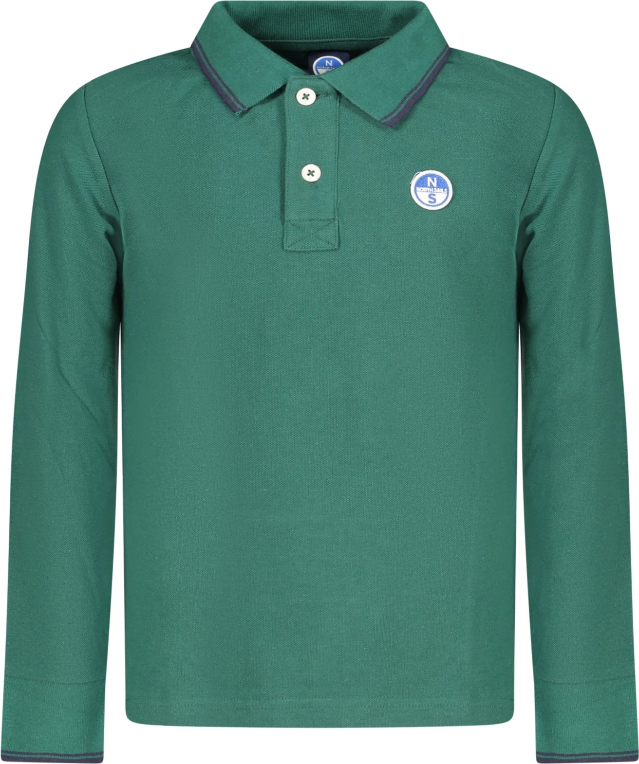 Polo maicë për djem NORTH SAILS, e gjelbër