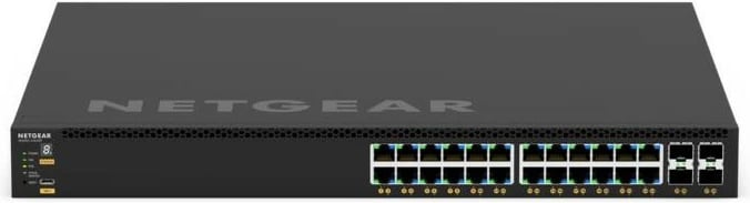 Switch NETGEAR GSM4328-100AJS, Managed, L3, Gigabit Ethernet, PoE, Rack mounting, 1U, e zezë